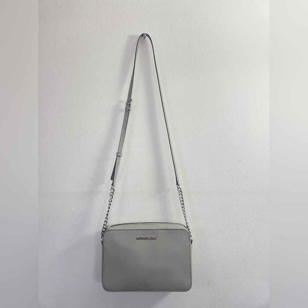 Michael Kors Light Gray Crossbody Bag